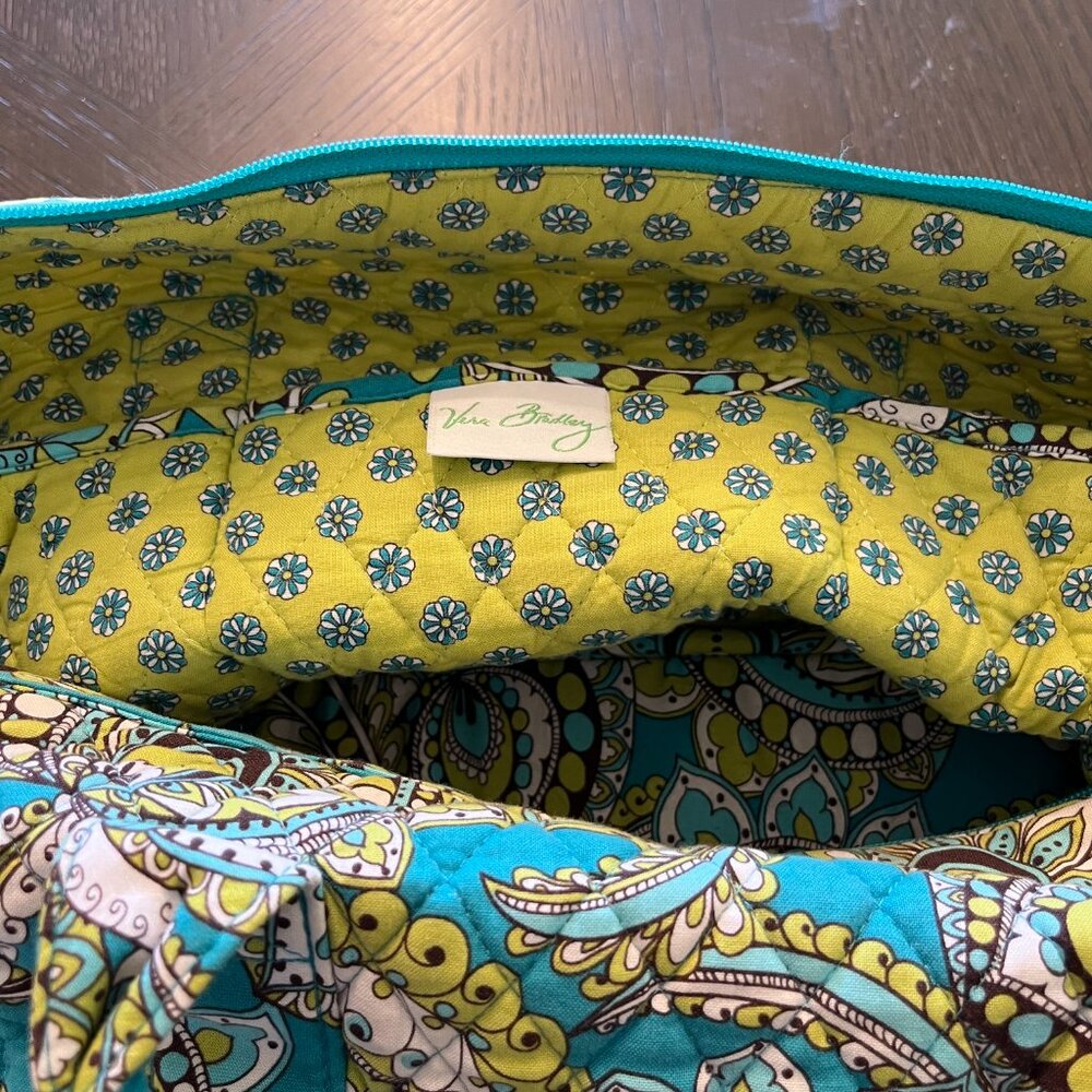 Vera Bradley Duffel in Peacock - Picture 2 of 2